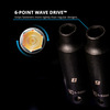 Capri Tools 3/8 in Drive Shallow/Deep Impact Socket Set with Rail, Metric, 30 pcs CP53000-30MSDR